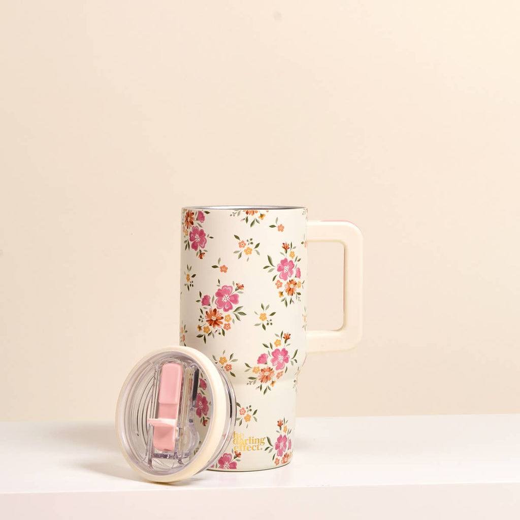 20 oz Lifestyle Flip Straw Tumbler–Endless Daydream Cream