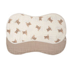 Bamboo Muslin Burp Cloth Set 2-Pack (Teddy/Taupe)