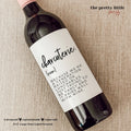 Charcuterie Board Wine Label