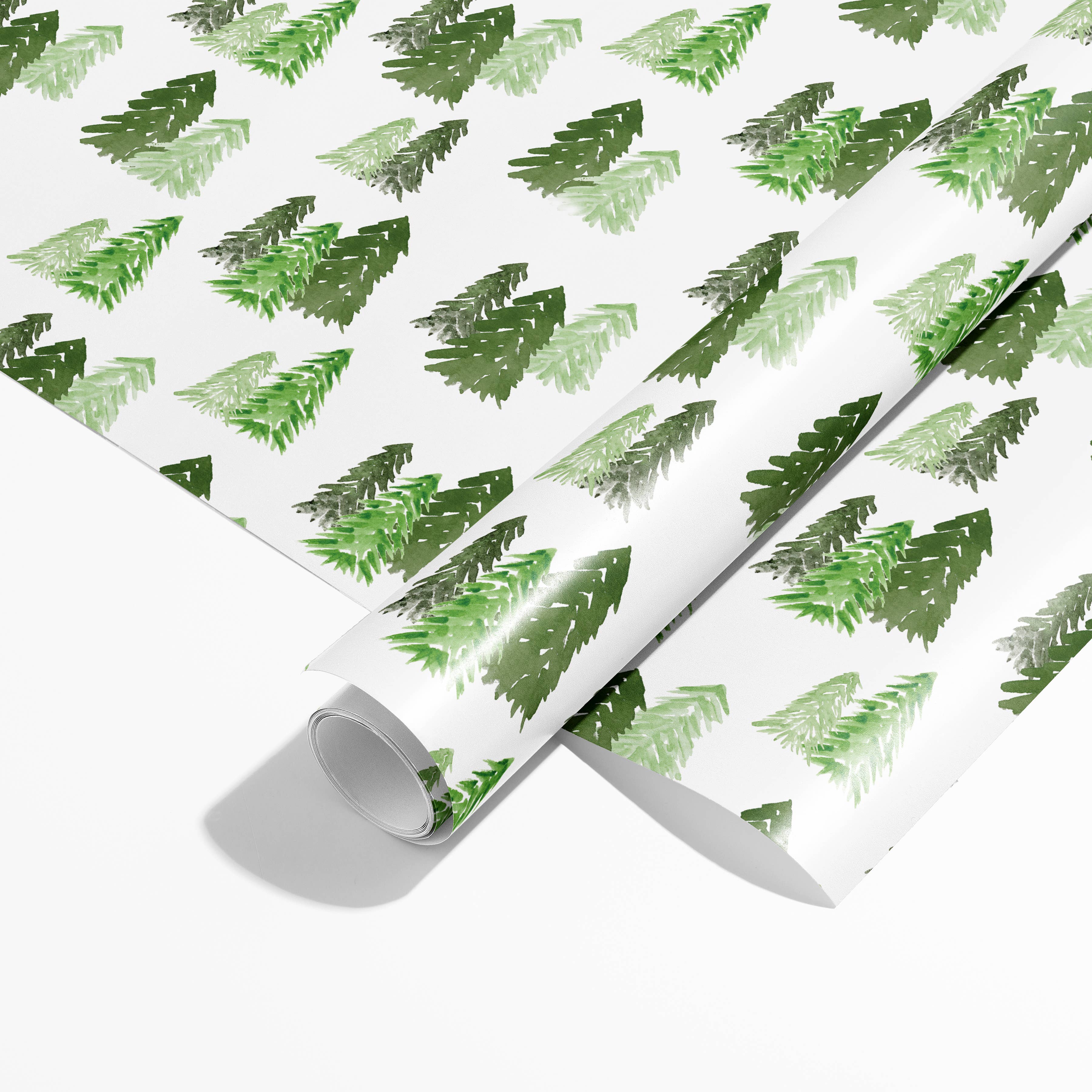 Forest Trees Gift Wrap