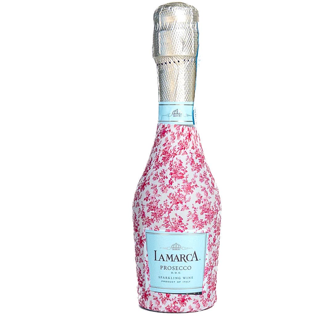 Bottle Wrap Pink Floral - MINI Prosecco Collection (6 labels included)