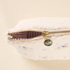 Teddy Pouch-Dainty Floral Purple