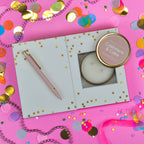 Happy Birthday Card With Gift Inside (Cashmere & Cake Scented Candle)