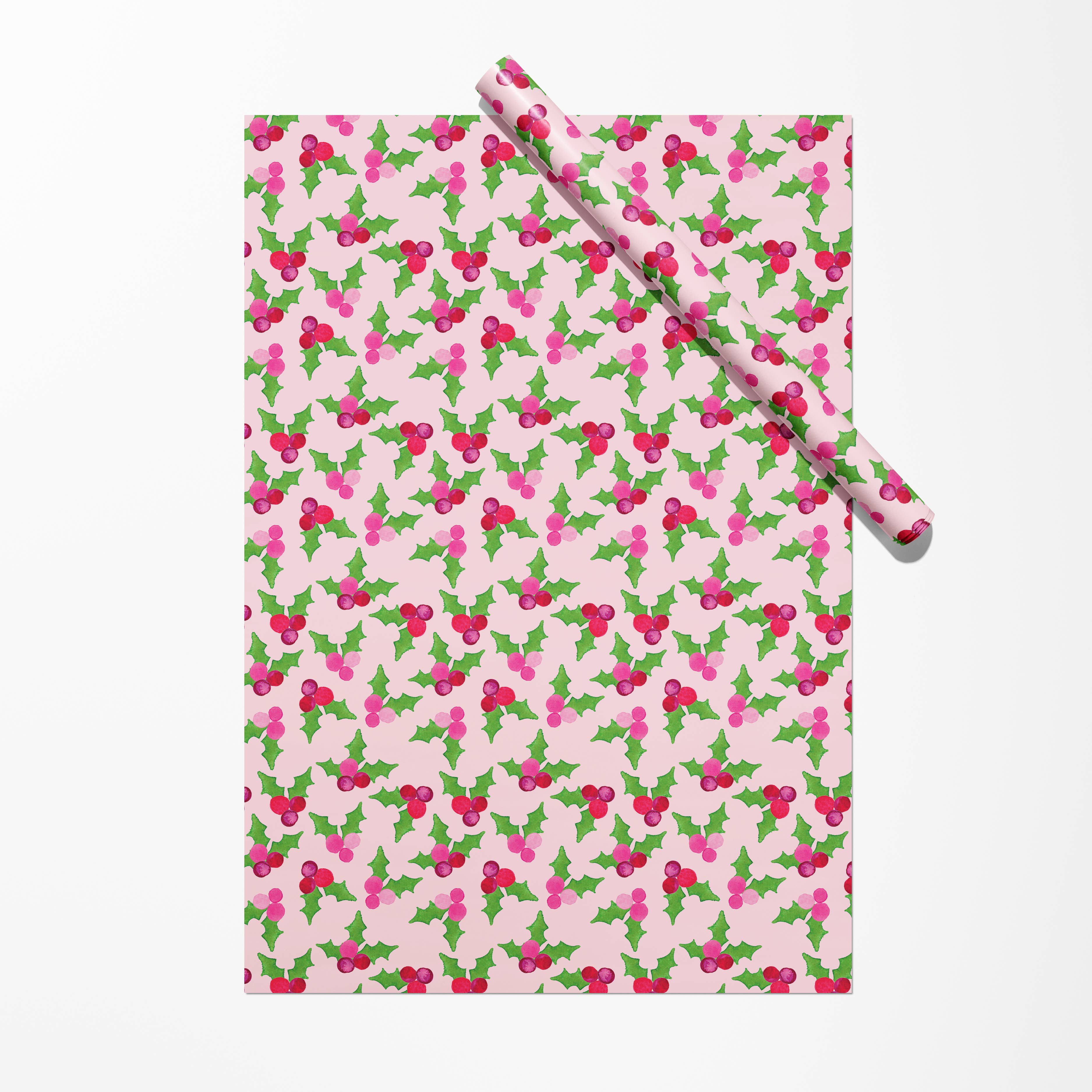 Pink Christmas Gift Wrap