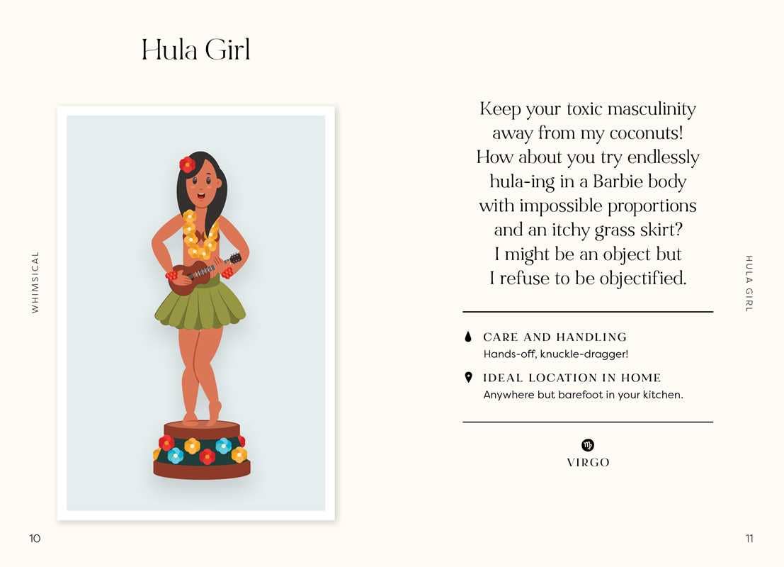 Tchotchkes and their F*cked-Up Thoughts by Elisabeth Saake: Hardcover; 120 pages / English