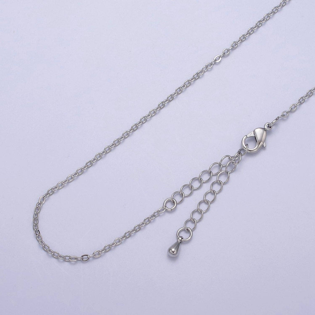 15.5" Gold Filled Dainty 1.3 mm Cable Chain Necklace: Gold