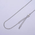 15.5" Gold Filled Dainty 1.3 mm Cable Chain Necklace: Gold