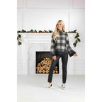 Black Jenson Plaid Sweater