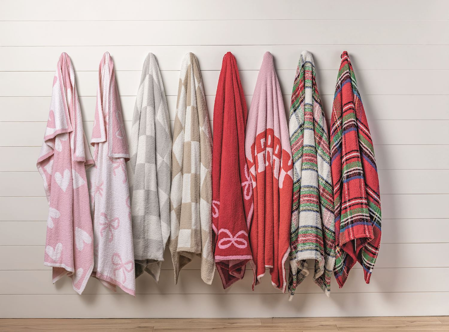 Merry Holiday Chenille Blanket