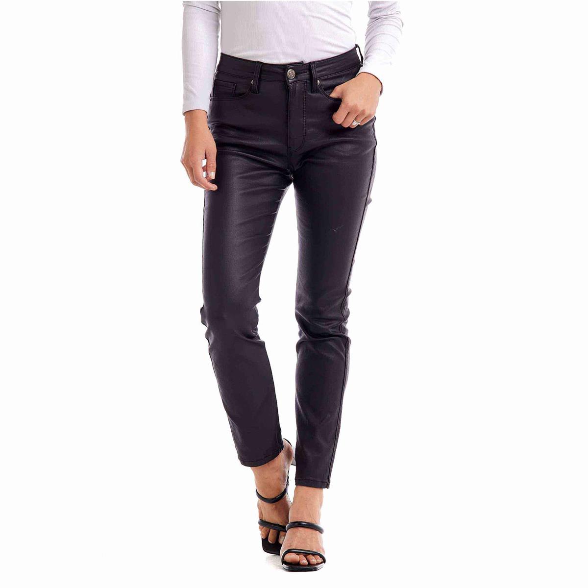 Krisa Coated Denim Pants