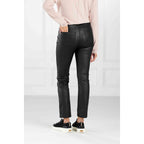 Krisa Coated Denim Pants