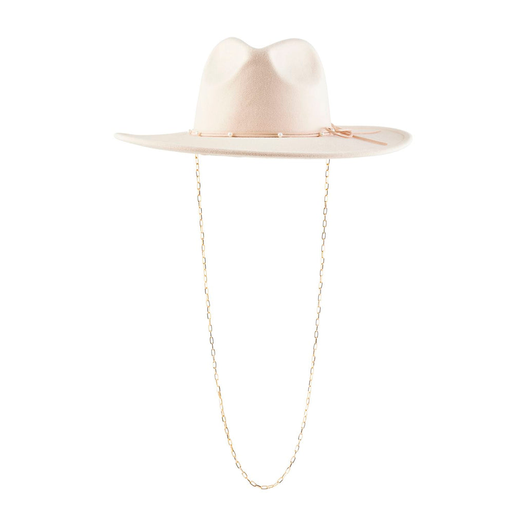 Chain Fedora - Cream