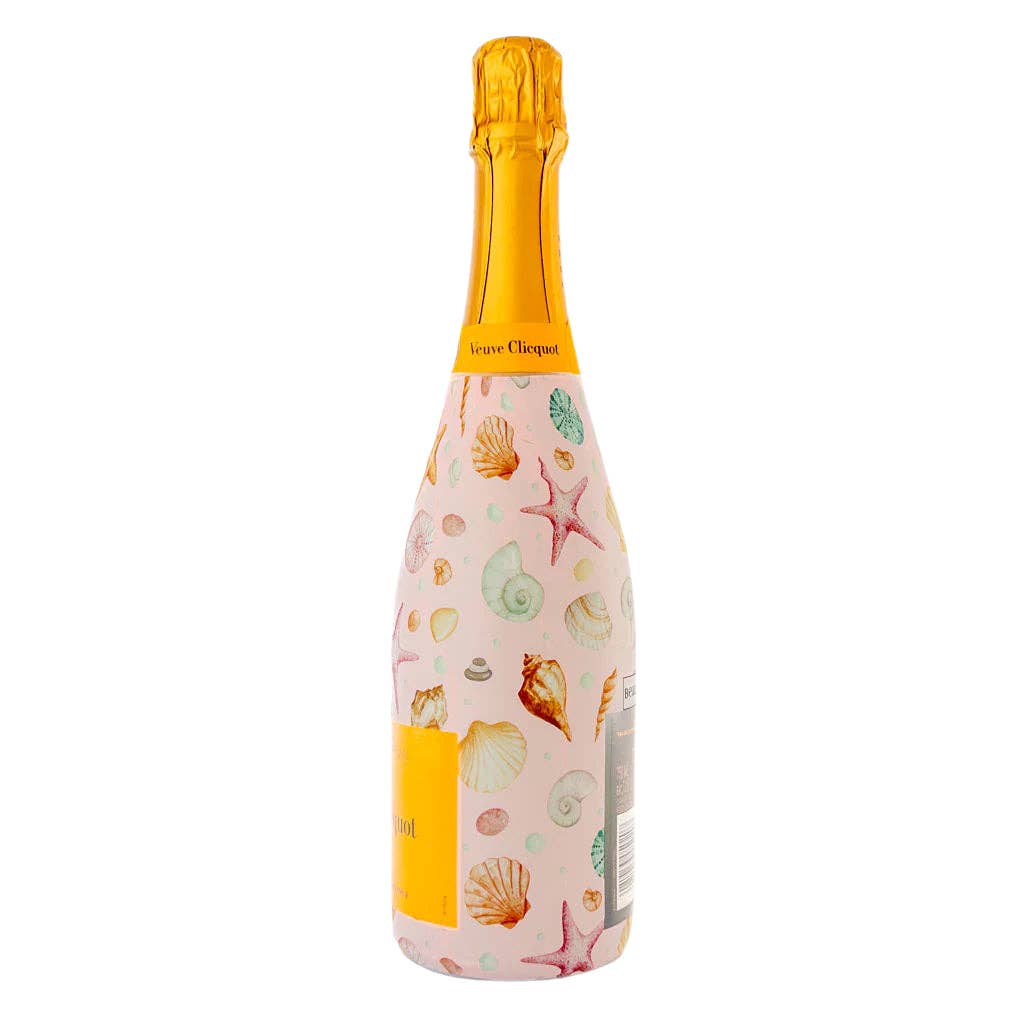 Bottle Wrap Pink Seashells - Champagne Collection