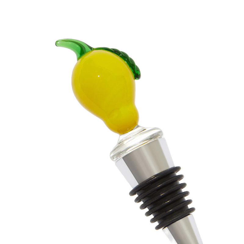 Bottle Stoppers Set of 2 - Lemon & Chili