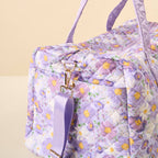 On-the-Go Quilted Weekender Bag-Bouquet Beauty Purple