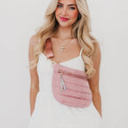 Jolie Puffer Belt Bag Pink