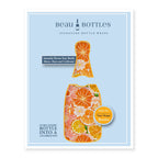 Bottle Wrap Preppy Watercolor Oranges - Champagne Collection