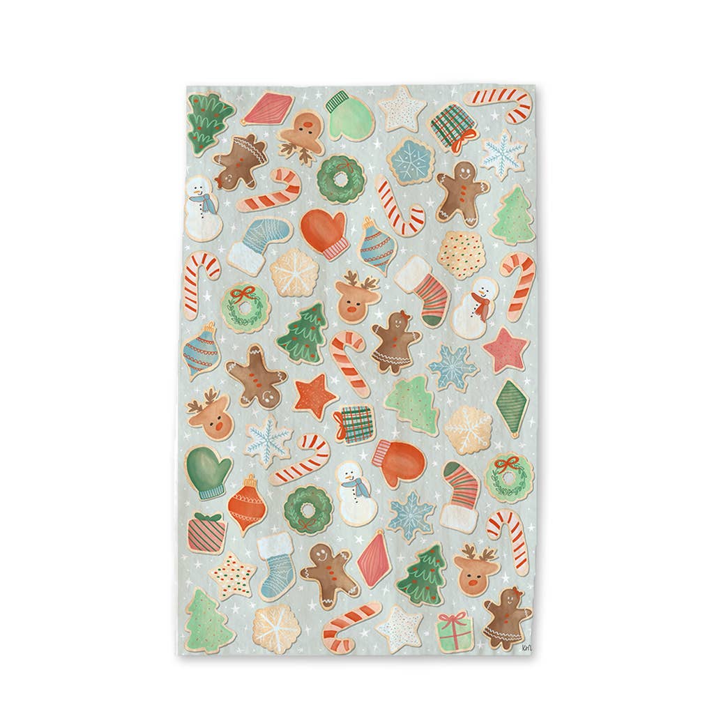 Mint Christmas Cookies - Tea Towel