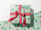 Christmas Candy Canes Wrapping Paper - 3 Sheet Roll