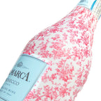 Bottle Wrap Pink Floral - MINI Prosecco Collection (6 labels included)