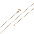15.6'' Ready to Use 18K Gold Plated Bead Necklace Chain