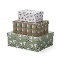Balsam Paper Box Set of 3 Multi Christmas