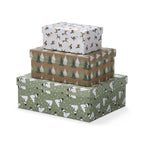 Balsam Paper Box Set of 3 Multi Christmas