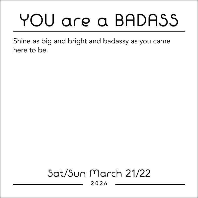 You Are a Badass 2026 Day-to-Day Calendar by Jen  Sincero: Calendar; 640 pages / English