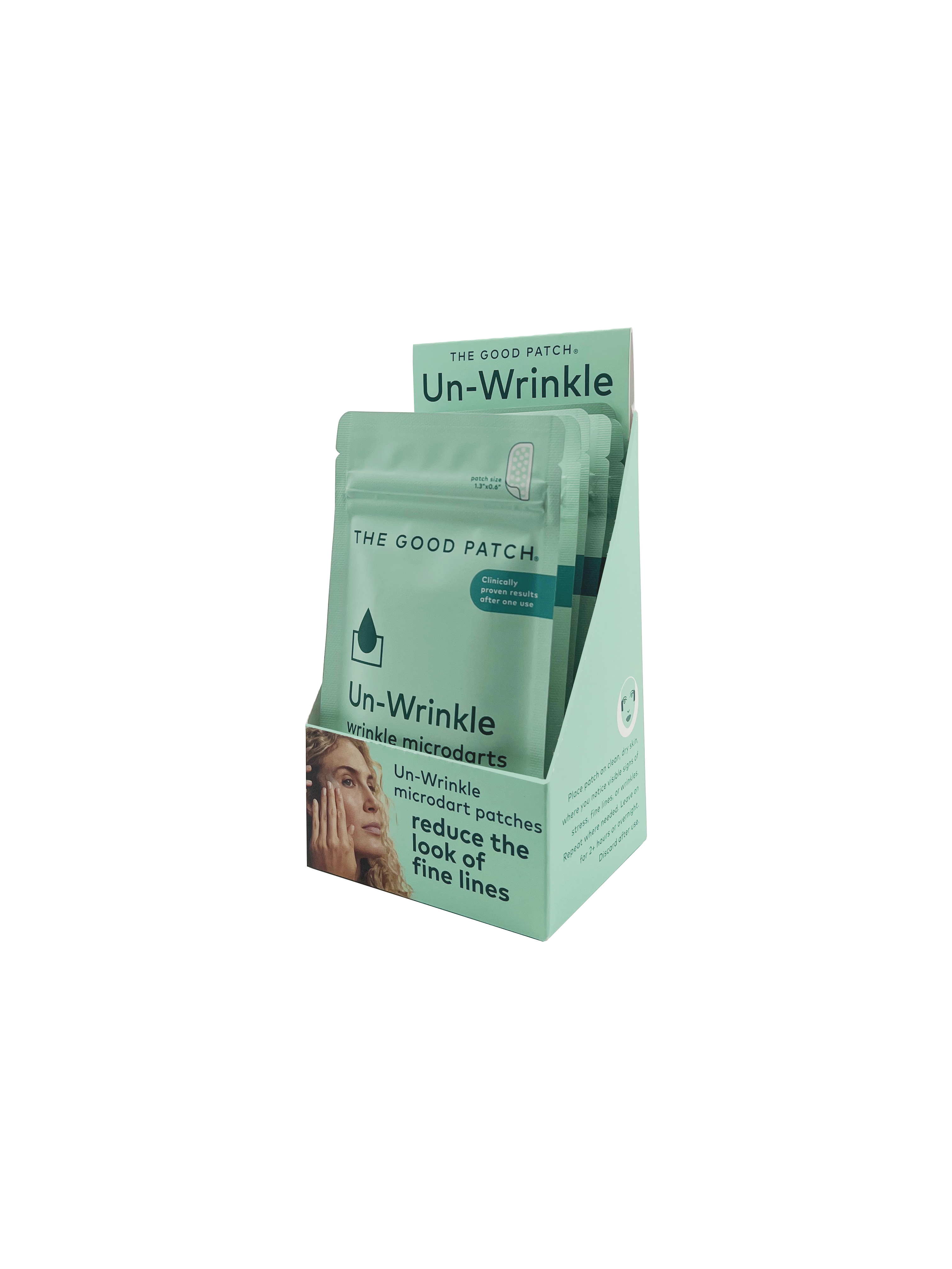 Un-Wrinkle Microdart Patches