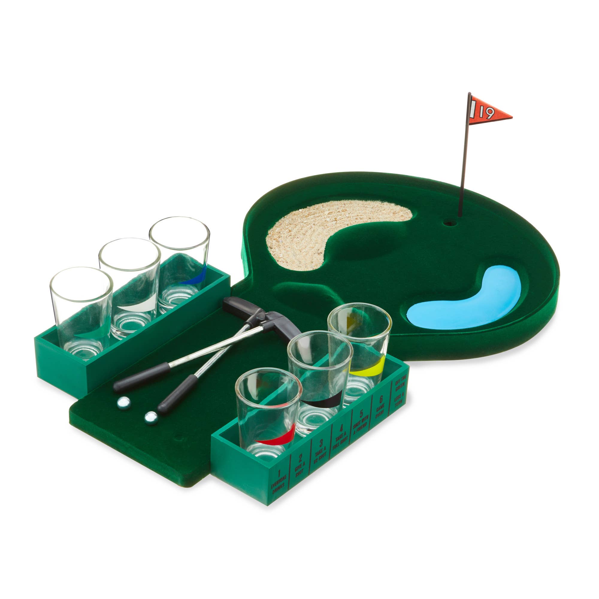 Putt and Shot Mini Golf Drinking Game