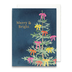 Whimsical Merry & Bright Holiday Greeting  | Boxed Set of 6