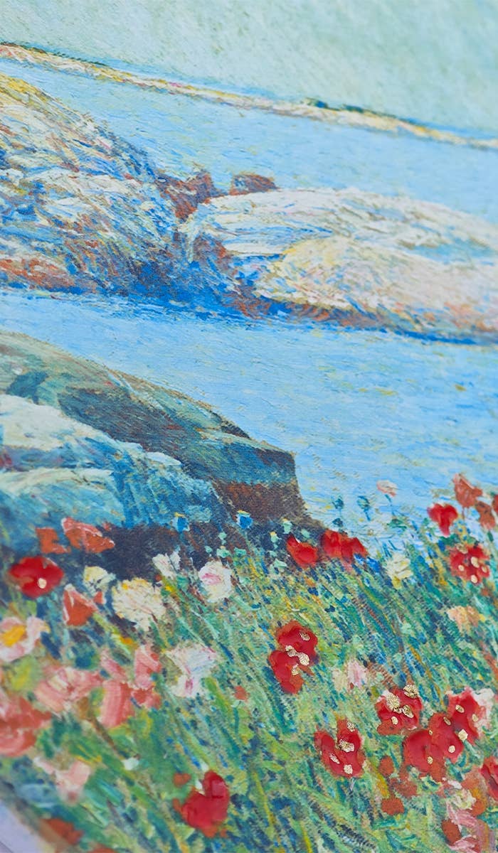 Flat Handmade Candle-Square Childe Hassam Poppies