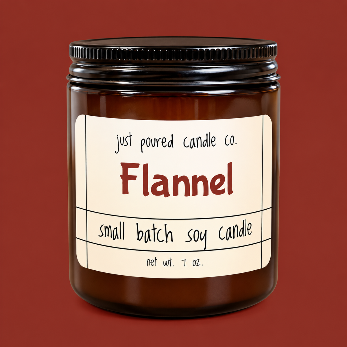 Just Poured Candle Co. - 7oz Small Batch Soy Candles