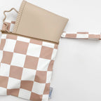 The Tidy Traveler - Solid Placemat Set (Lined-Checkered)