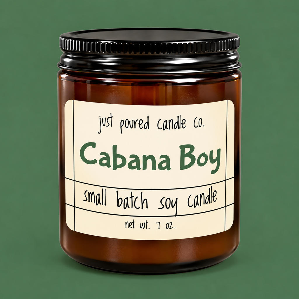 Just Poured Candle Co. - 7oz Small Batch Soy Candles