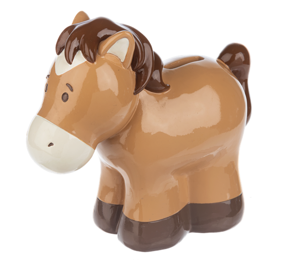 7" HORSE MONEY BANK