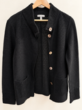 Black Button Cardigan