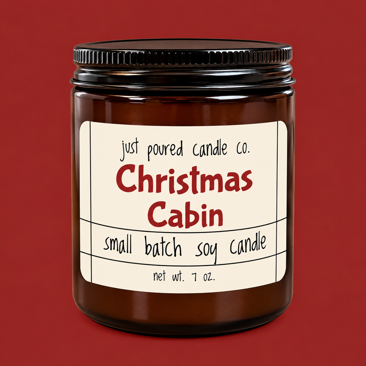 Just Poured Candle Co. - 7oz Small Batch Soy Candles