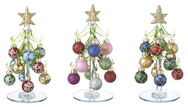 C.TREES/ORNS-SM GLASS