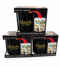 12 oz. Heat Activated Coloring Changing Wisconsin Mug