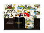 12 oz. Heat Activated Coloring Changing Wisconsin Mug