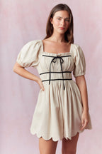 Washed Denim Romper (Denim)