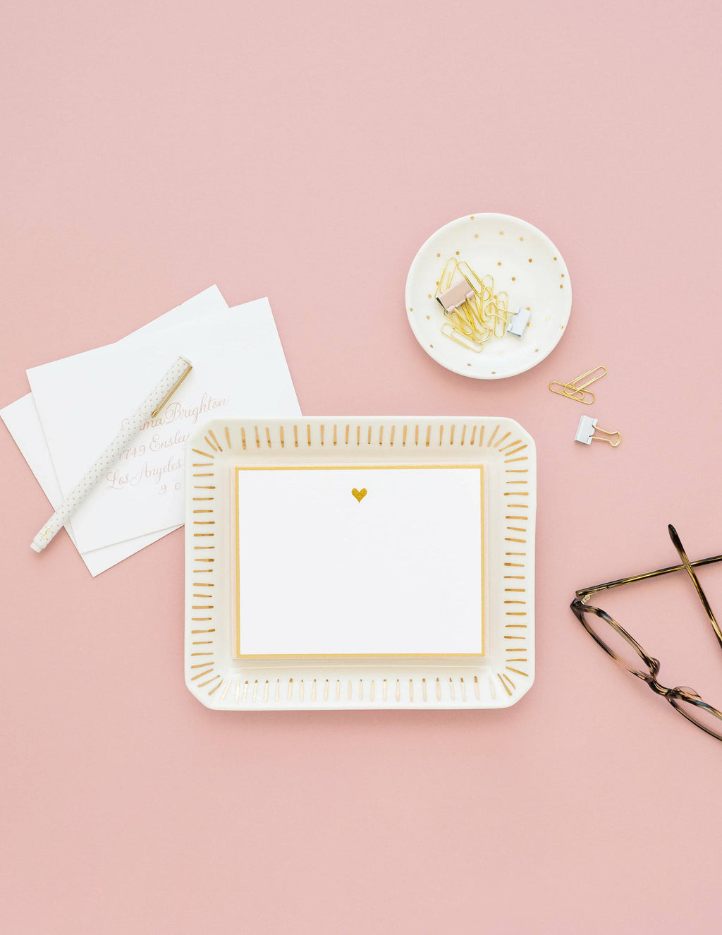 Trinket Tray, Small Round Heart