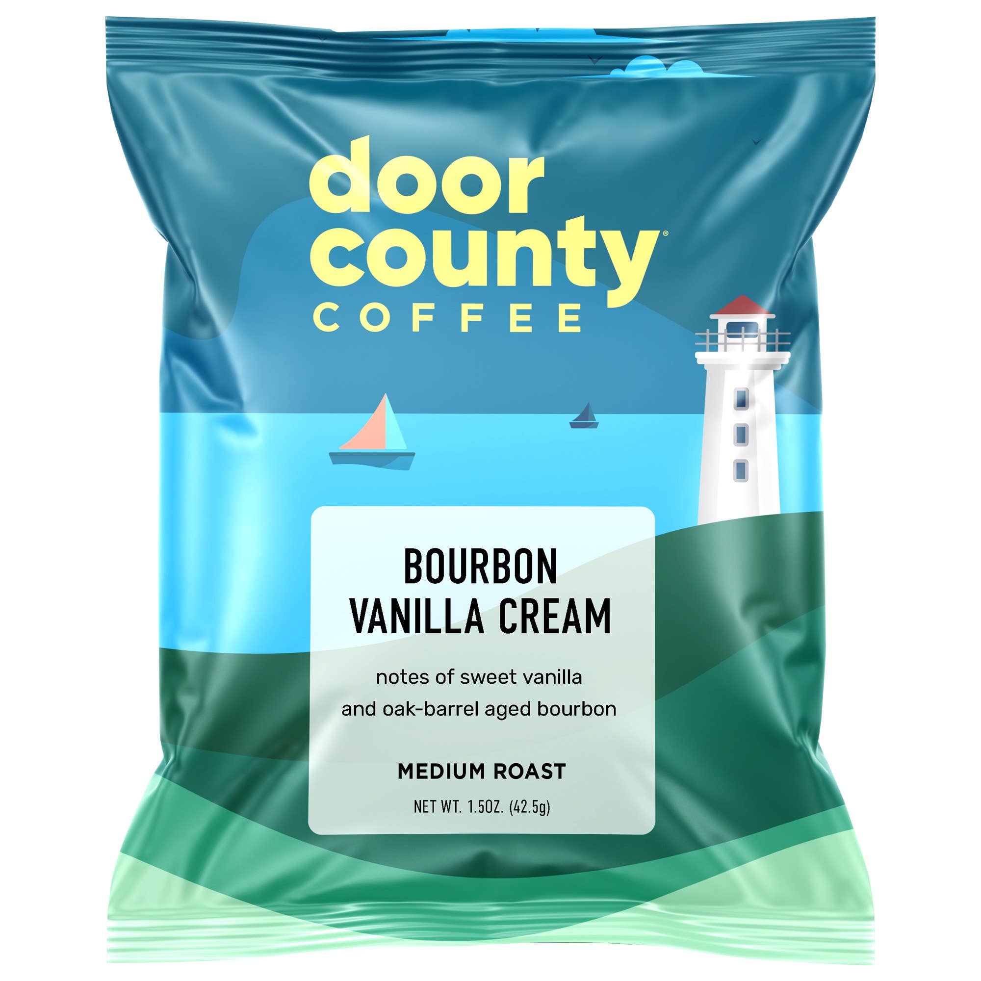 Door County Coffee, 1.5oz Individual Pot Bags & Different Flavors