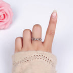 14K Gold Filled Minimalist Open Ribbon Bow Ring