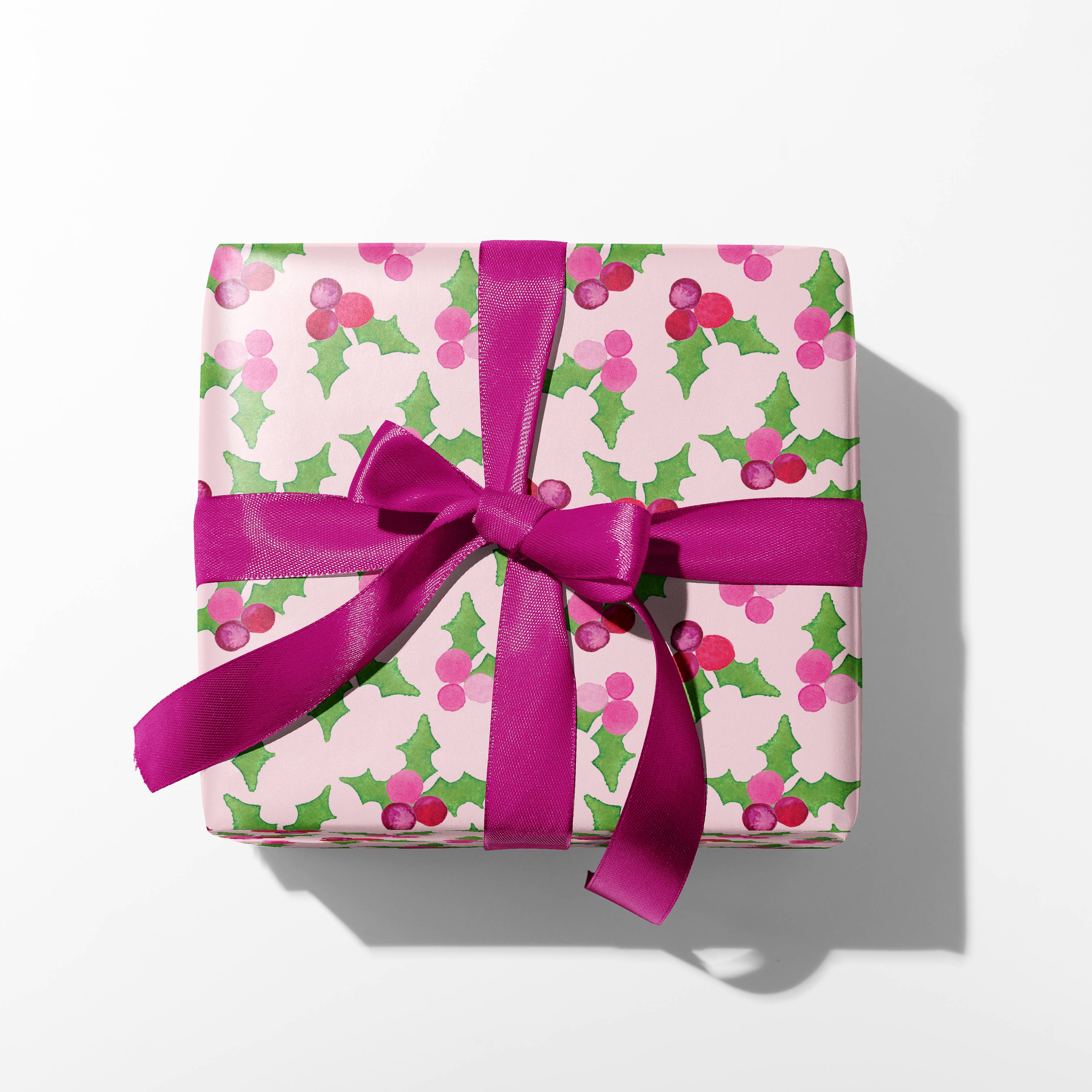 Pink Christmas Gift Wrap