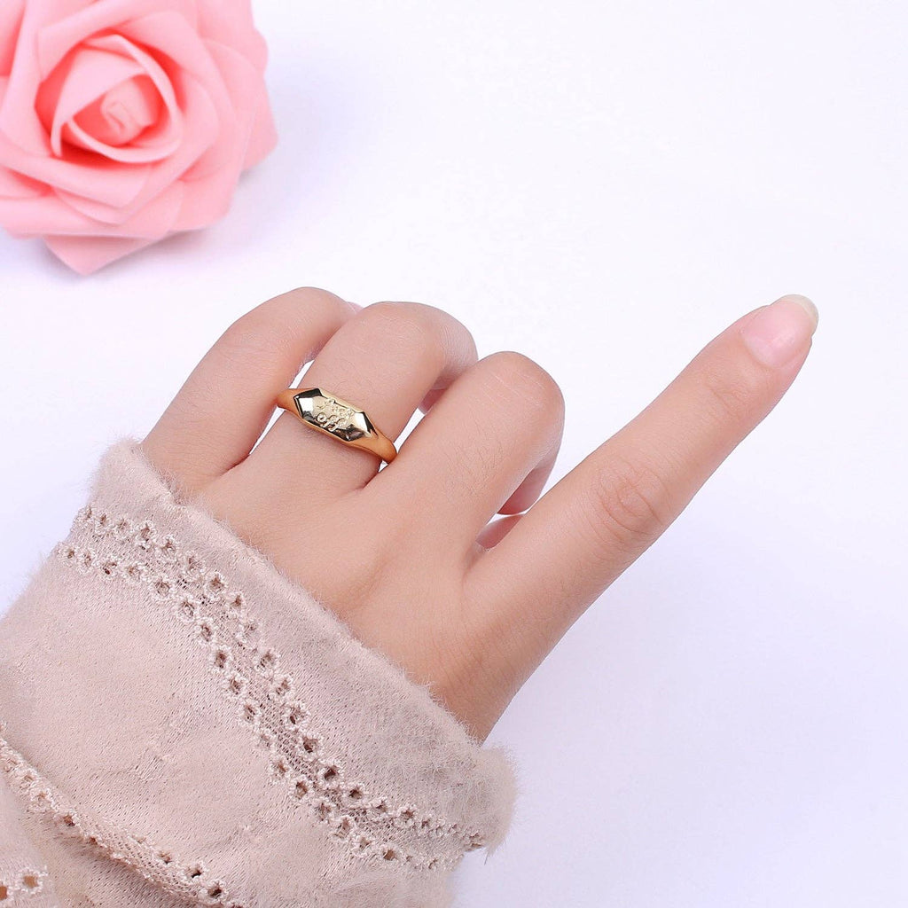Dainty Gold Fuck Off Ring
