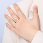 16K Gold Filled Twisted Micro Paved CZ Mixed Metal Ring in Silver