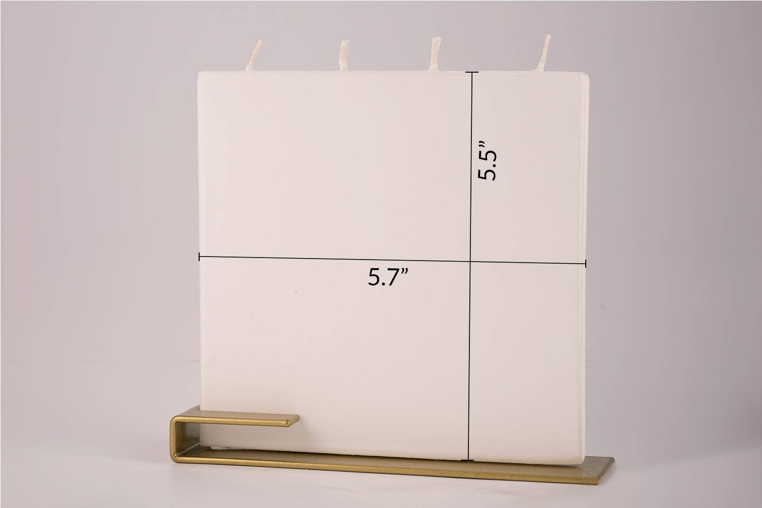 Flat Hand-Crafted 6" Square Candle - Vincent van Gogh Irises