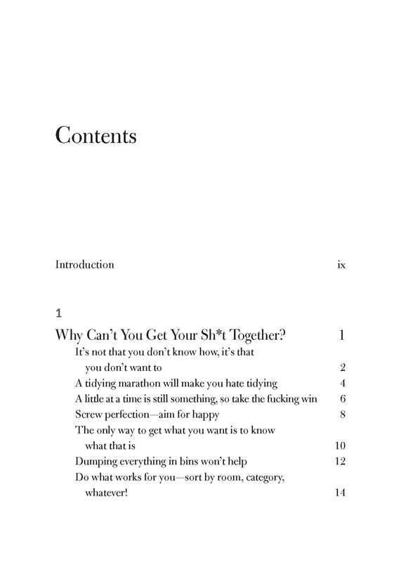 Tidy the F*ck Up by Messie Condo: Paper Over Board; 192 pages / English